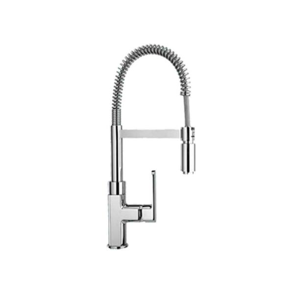 Just Single Handle Kitchen Faucet With Spring And Swivel Magnetic Spout- Polished Chrome JPR-801